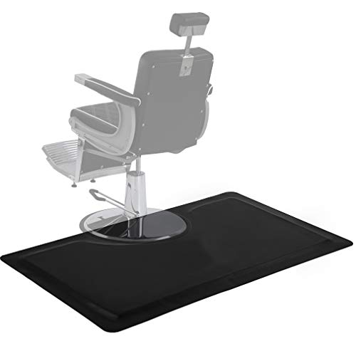 Rectangle 5'x3' 1/2" Thick Barber Salon Anti Fatigue Floor Mat Beauty Supplier