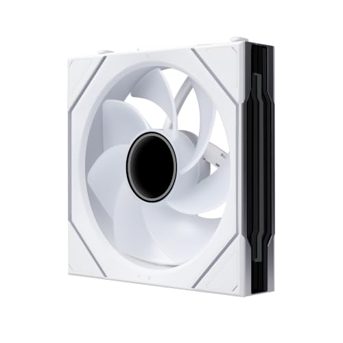 Image of Lian Li UNI Fan SL-INF Flex 120mm Reverse Blade ARGB Fan, Single Pack, Controller Not Included, White (12RSLIN1F1W)