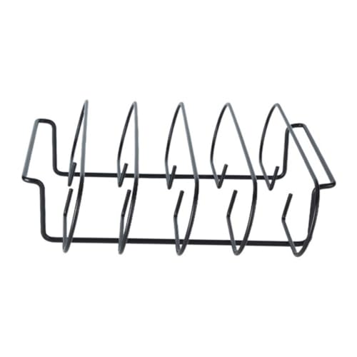 GANAZONO 1Pieza Estante de Barbacoa Portátil para Carne Soporte de Parrilla Exterior para Cocción Uniforme y Transporte Seguro Fiestas de Barbacoa