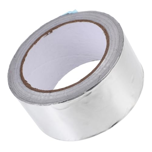 PartyKindom Cinta Aluminio Aislante Térmica de Alta Temperatura Cinta de Sellado y Reparación de Tuberías Resistente al Agua y Altas Uso Eléctrico