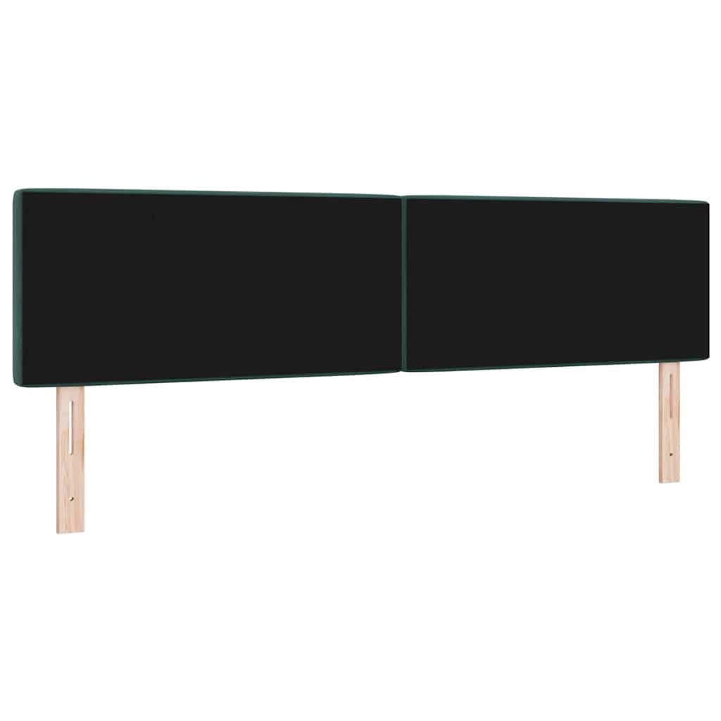 Solivagant Tête de lit avec tête de lit Vert foncé 180 cm Cuir synthétique,(12 KG)