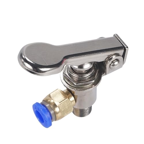 Válvula de escape TAC-3P-34T de 3 vías con rosca hembra M5 y conector de 6mm 5