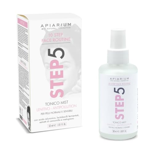 APIARIUM BIO NATURAL COSMETICS Tonico Mist Lenitivo-Antipollution, Lozione con acido