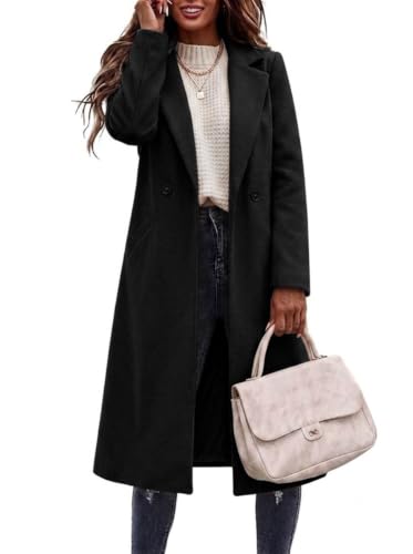 Amazon.com: IDEALSANXUN Long Wool Coats for Women Fall Winter