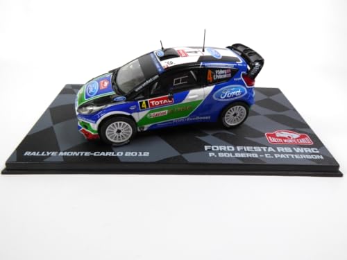 Coche de Rally 1:43 Compatible Ford Fiesta RS WRC 2012 BR4 miniatura 1