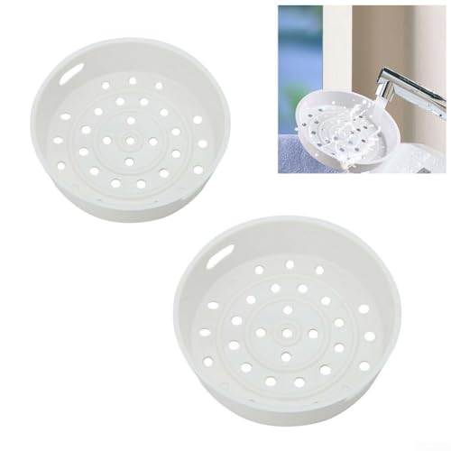 Utensilios de cocina, cesta de vapor para olla arrocera, soporte de plástico para cocinar al vapor, uso, cocina verduras, mariscos, carnes y más (3 L)