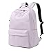 Schulrucksack Mädchen Teenager Laptop Schul Rucksack Schule Teen Schultasche Daypack Studenten Rucksack Damen PC Volkschule Rucksack Universität Jugendliche Süße Rucksäcke Mädchen Wasserdicht Lila
