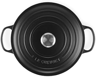 Le Creuset Enameled Cast Iron Signature Round Dutch Oven, 7.25 qt., Licorice