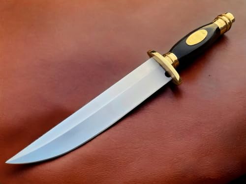 Dundee Antique Knife Inspired From Searles's Bowie In Brass Pommel