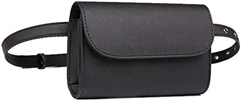 Waist Pack Solid Color Waist Packs Fashion Small Fanny Pack Women Black Waist Belt Bag Adjustable Hip Bag For Girls Bum Pouch