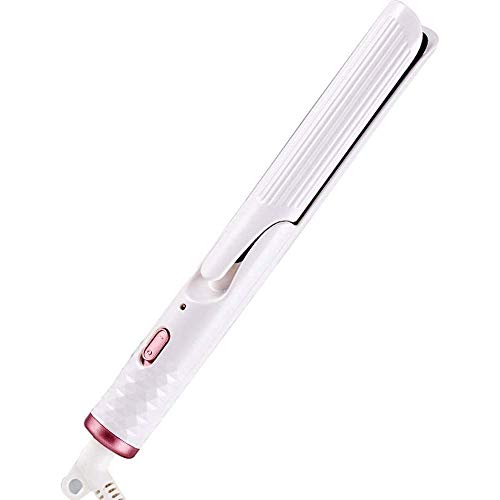 XIXIANDASHA Professional 2 in 1 Hair Straightener, Flat Iron for Hair Styling: 2 in 1 Tourmaline Ceramic Flat Iron for All Hair Types, Gifts for Women/Mom/Girls/Wife/Girlfriend (Color : White)