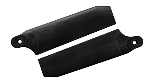 KBDD 92mm 3D Midnight Black Tail Rotor Blades #4064