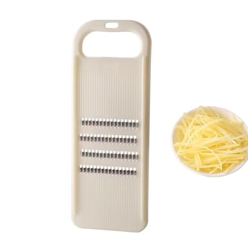 Rallador de mano plano para cocina CLQ blanco miniatura 1