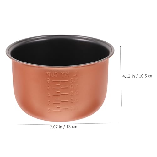 Recipiente interior para olla arrocera LABRIMP Tiger, recambio para cocina, material de aleación de aluminio, fácil de limpiar, accesorio para olla eléctrica miniatura 5