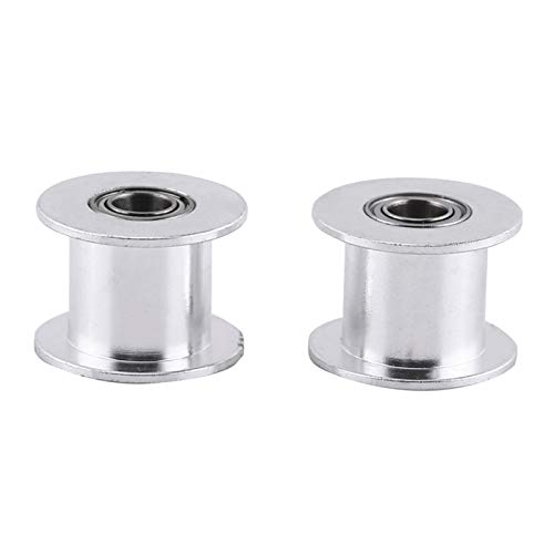 Generic 5 Poleas de Correa de Aluminio de de 20 Dientes para Correa Dentada 2GT de 10 Mm de Ancho, Perfectas para Impresoras 3D, Piezas de Repuesto para Poleas Antiguas