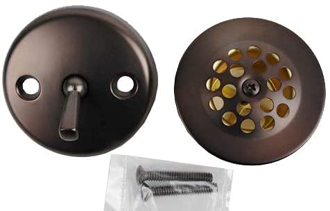 Plumb Usa 51074BOB Bathtub Tub Replacement Drain Trim Kit - Oil Rubbed Bronze Finish, Trip Lever Drain Type thumb #4