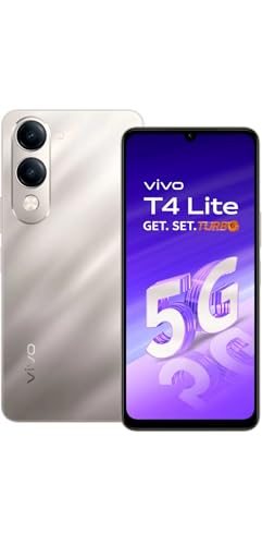 VIVO T4 Lite 5G 4GB RAM, 128GB Storage, Titanium Gold | 6.74'' HD...