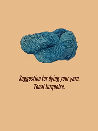 Lone Ewe Silky Merino Bamboo Fingering Weight Yarn Undyed For Hand Dyers Can Be Used In It's Natural Color #TOP7