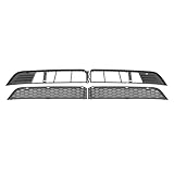 フロントグリルトリム フロントエアグリル Tesla Model Y Juniper 2025 フロントバンパーグリルメッシュエアインレットベントカバーグリルガード 防虫ネット