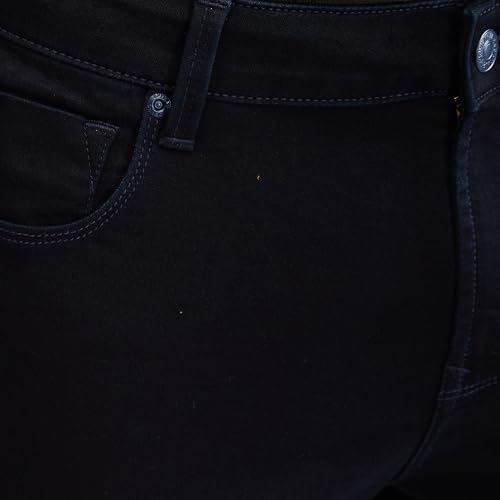 Image of Spykar Men's Kano Slim Fit Mid-Rise Jeans (Ankle Length)