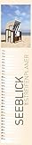 Streifenplaner Seeblick 2023 - Streifen-Kalender 11,3x49x5 cm