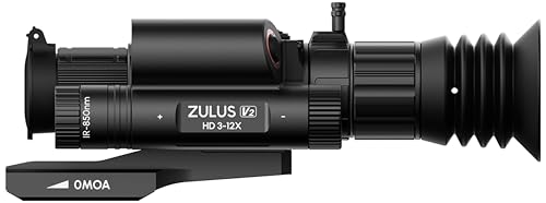 Image of DNT Optics Zulus HD V2 Digital Day /Night Vision Scope with Infrared and Laser Rangefinder & Ballistic Calculator