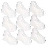OATIPHO 20 Stück Transparente Babyfüße Nachbildungen aus Pvc 9,3cm für Babysocken und Babyschuhe Praktische Ausstellungsständer für Ladengeschäfte und Shop Displays