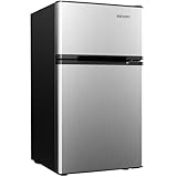 EUHOMY Mini Fridge with Freezer, 3.2 Cu.Ft Mini Refrigerator fridge, 2 door For Bedroom/Dorm/Office/Apartment - Food Storage or Cooling drinks,...
