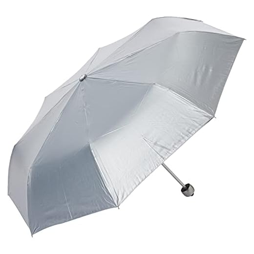 Fazzoletti, 506, Guarda-Chuva Ultrablock Manual Sombrinha Pequena, cor Prata, Poliéster