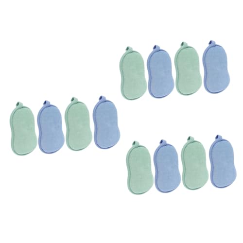 Éponge de bain gommage pour éliminer les peaux mortes en douceur sans irriter