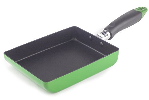 Pearl Metal H-1862 Egg Frying Pan, Induction Heating Compatible, Egg Grill, Fluorine Treatment #TOP1
