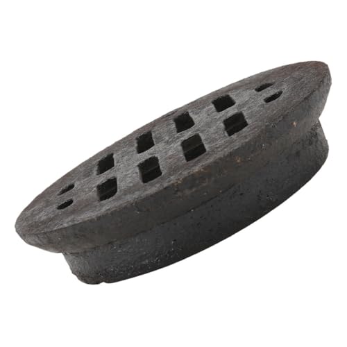 Grille évacuation eau extérieur haut de gamme COHEALI en métal noir fortifié