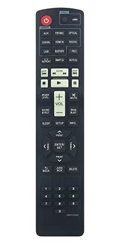AKB74115301 Replace Remote Control fit for LG AV Receiver NA9640P ARX10 S94P2-F S94P2-S ARX9