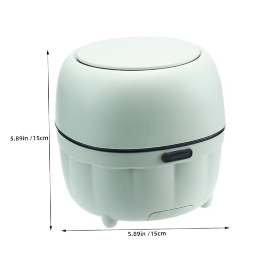 Mini papelera rectangular compacta para escritorio miniatura 2