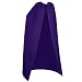 Acediscoball Women's Velvet Cape with Hood Halloween Witch Costume Cloak (Purple)