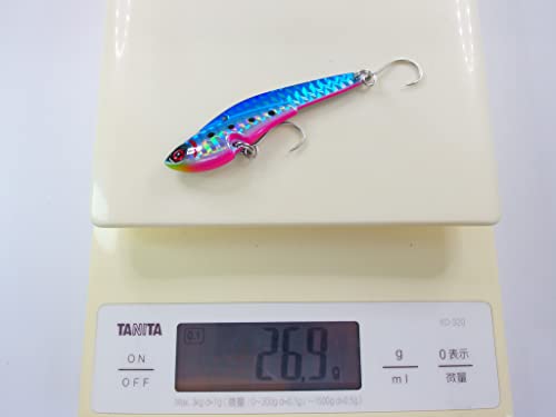 【momoルアー】 シーバスルアー 青物 メタルバイブ アオモノプレート AP-26 AP-35 AP-42 青物完全対応の決定版!! (26g - マコイワシ) 4枚目