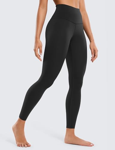 CRZ YOGA High Waist Yoga Leggings 25" Gull Gray Large - 9