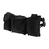 Healvian Kellnertasche Gürteltasche mit Verstellbarem Gürtel Multifunktionale Tasche mit Mehreren Fächern für Tipps Geld und Arbeitsutensilien für Kellnerinnen Restaurants Hotels Bars
