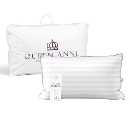 Hypoallergenic Luxury Hotel Pillow - Made in USA (Queen Medium)