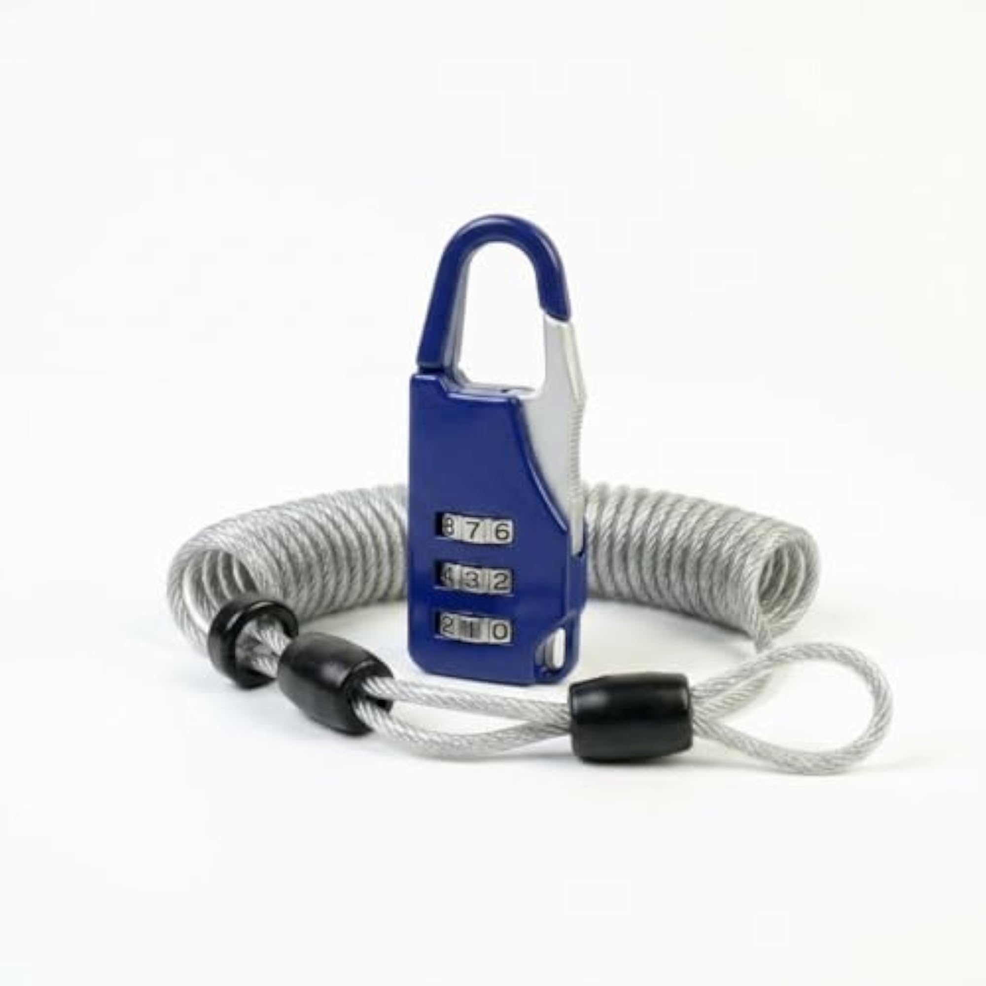 3 Digit Combination Cable Lock, Portable Security