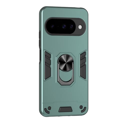 KOOLRIVER�EFor Pixel11 �P�[�X �ϏՌ� �J�o�[ ��̌^�����O�t�� �X�^���h�@�\ �ԍڃz���_�[�Ή�(�O���[��)