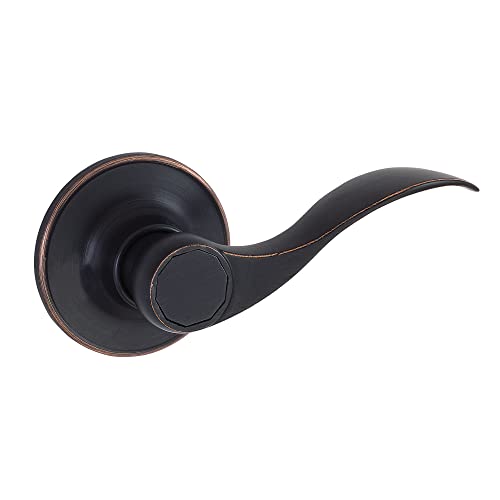 Image of Design House 700617 Springdale Dummy Door Lever, Oil Rubbed Bronze, Decorative , Oil-Rubbed Bronze
