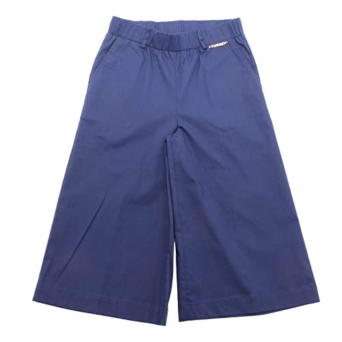 Pantalon fille coton bleu Twin-Set confortable contre les irritations