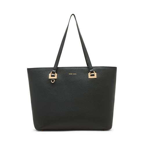 Image of Anne Klein Womens Work Tote with Pouch, Black