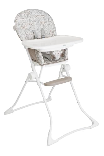 Graco   MiniLite™ Trona plegable compacta, ligera con solo 4,7 kg, desde los 6 meses hasta los 3 años aprox. (máx. 15 kg), multicolor Safari