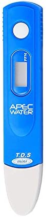APEC TDS Meter Digital Water Quality TDS Test Kit Meter with Carrying Case, 0 to 1999 ppm Measurement Range, 1 ppm Resolution, +/- 2% Readout Accuracy