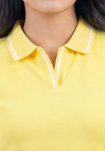 Image of Wear Your Opinion Womens Premium Pique Polo Collar Neck T-Shirt Womens Premium Pique Polo Collar Neck T-Shirt (Design: Tipped Polo)
