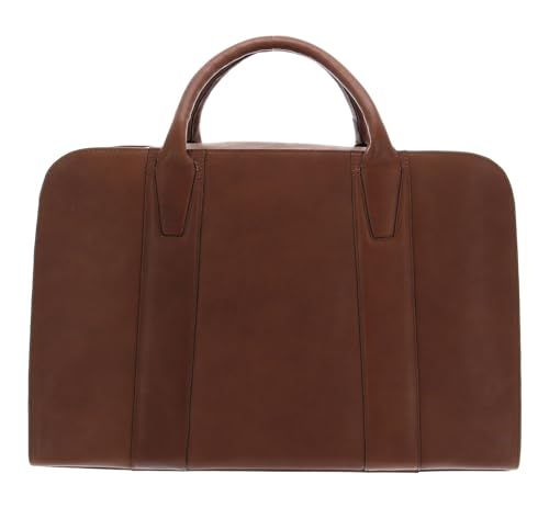 Bolsa de viaje SADDLER Sao de cuero genuino en color tan marrón estilo bolso cartera 3
