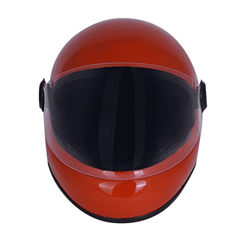 Image of Sage Square Adjustable Full Face Helmet for Kids Baby Safety and Comfort (3-12 Years) (Orange Glossy)