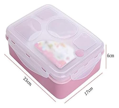 YKMYXZ Boîte à lunch en plastique de grande capacité, portable, micro-ondes, for adulte, contenant alimentaire étanche – vue 6